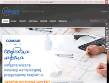 Tablet Screenshot of comair.pl